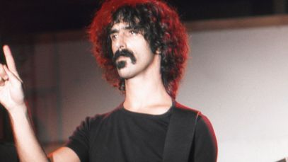 Frank Zappa in studio, artist behind 1960s albums like 'Freak Out!' and 'Lumpy Gravy'