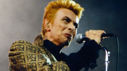 David Bowie performing