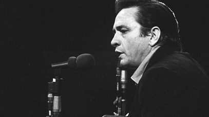 Johnny Cash performing