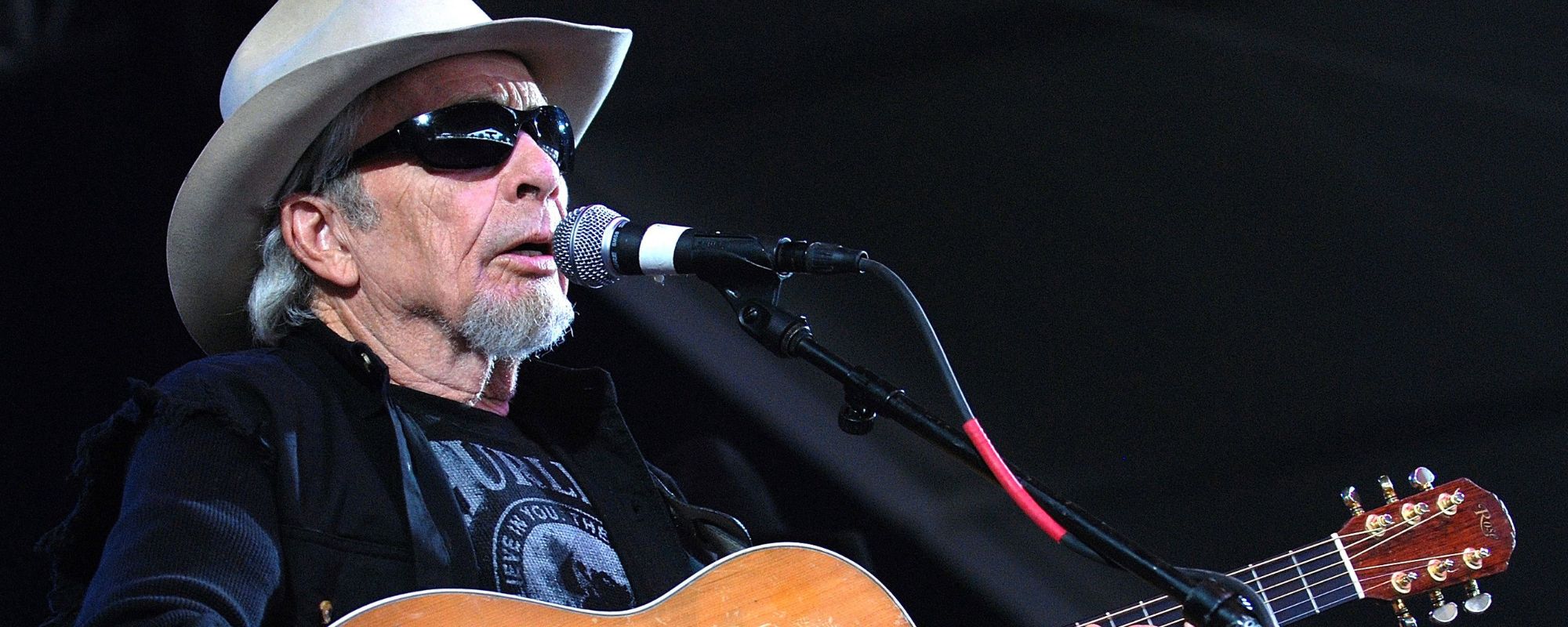 Merle Haggard performing