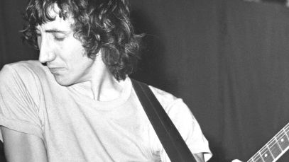 Pete Townshend of the Who performing