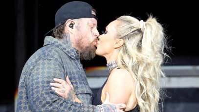 Watch Bunnie Xo Almost Fall While on Stage With Husband Jelly Roll: "He Couldn’t Have Scooted Over"