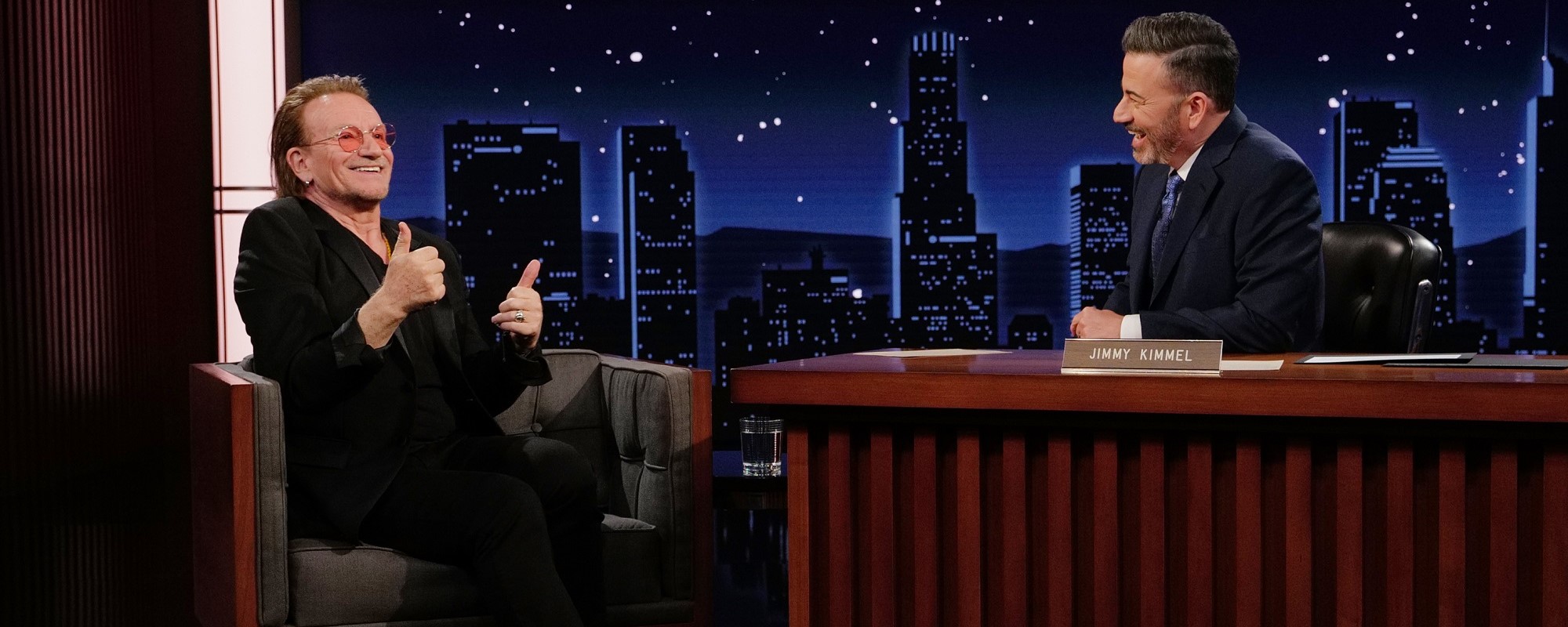 U2’s Bono Tells Jimmy Kimmel the Band Is Recording a New Album Featuring Songs “For Every Part of Your Life”