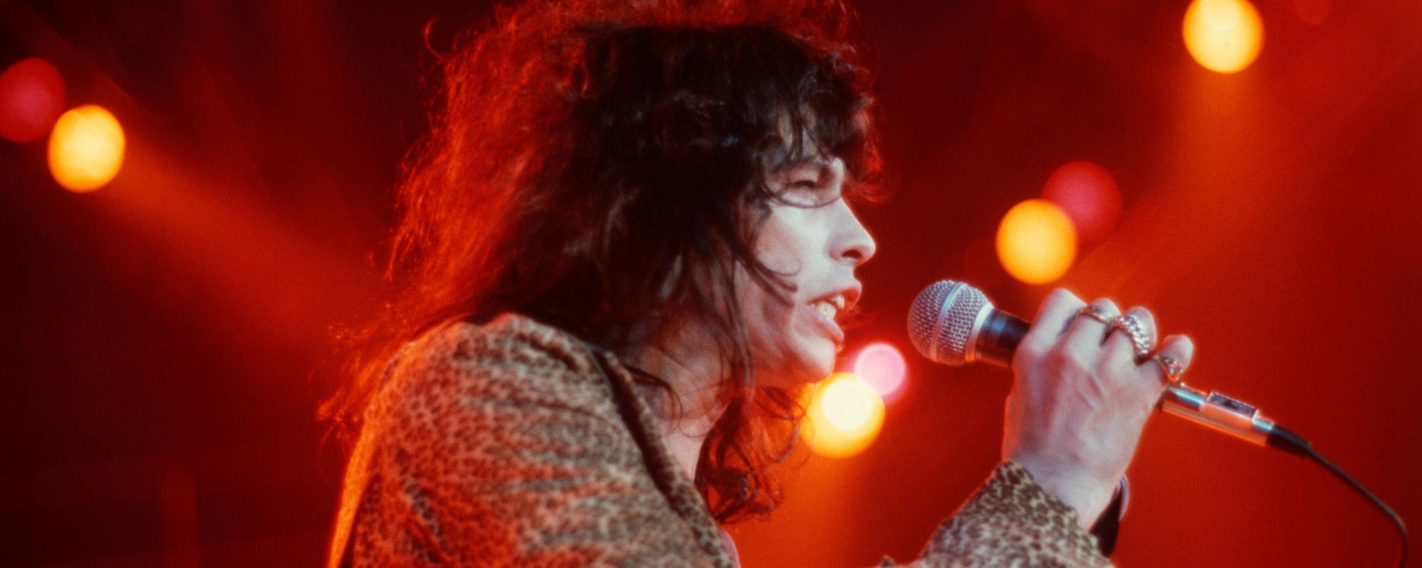 Steven Tyler of Aerosmith performing