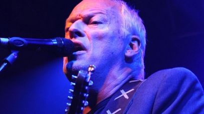 David Gilmour performing