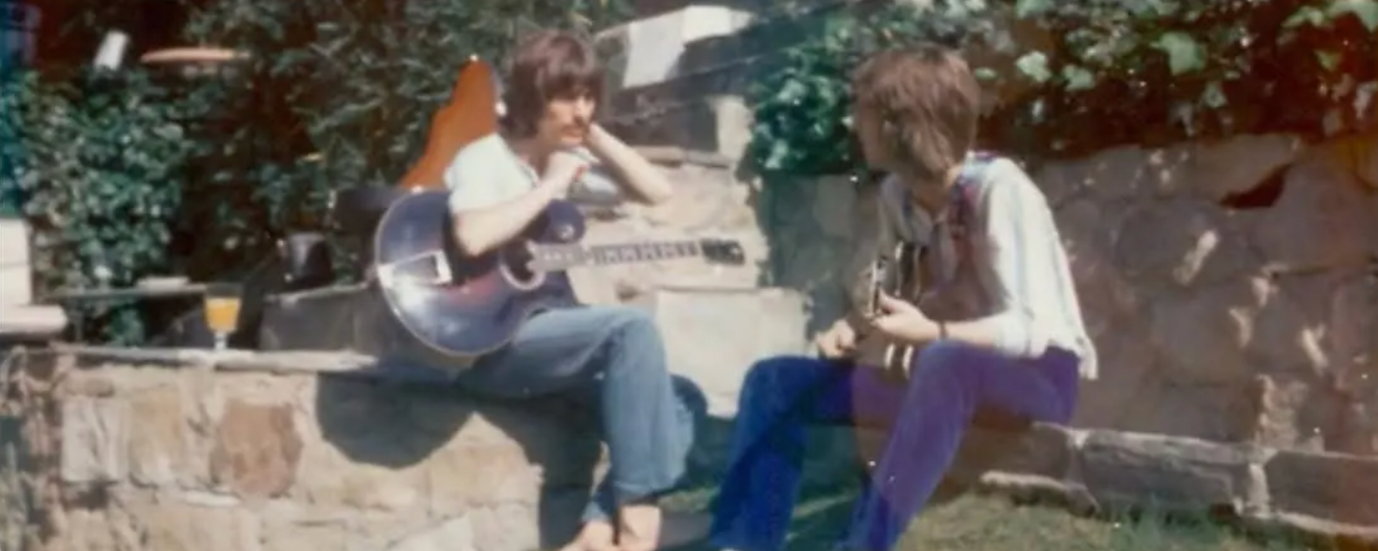 george harrison, eric clapton, gibson guitar