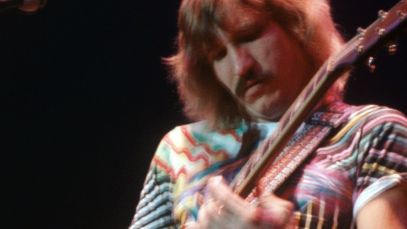 Joe Walsh performing with the Eagles