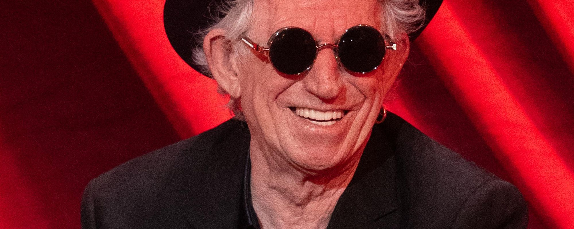 Keith Richards smiling