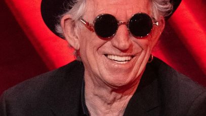 Keith Richards smiling