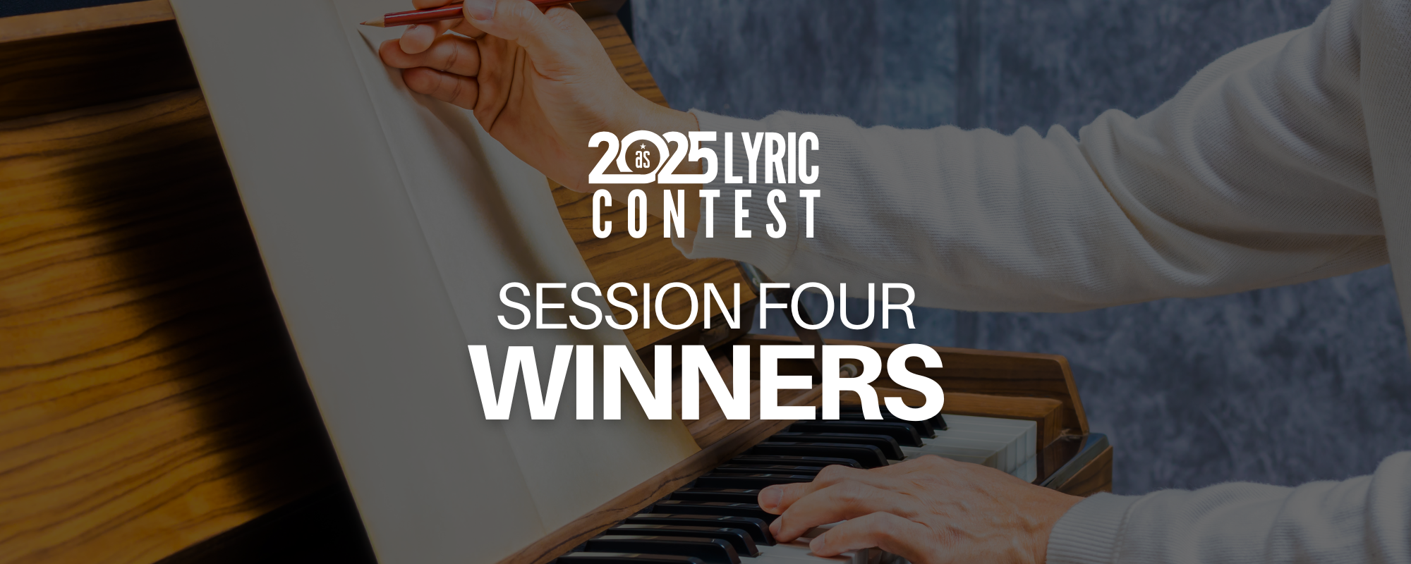 Session Four 2025 Lyric Contest Winners