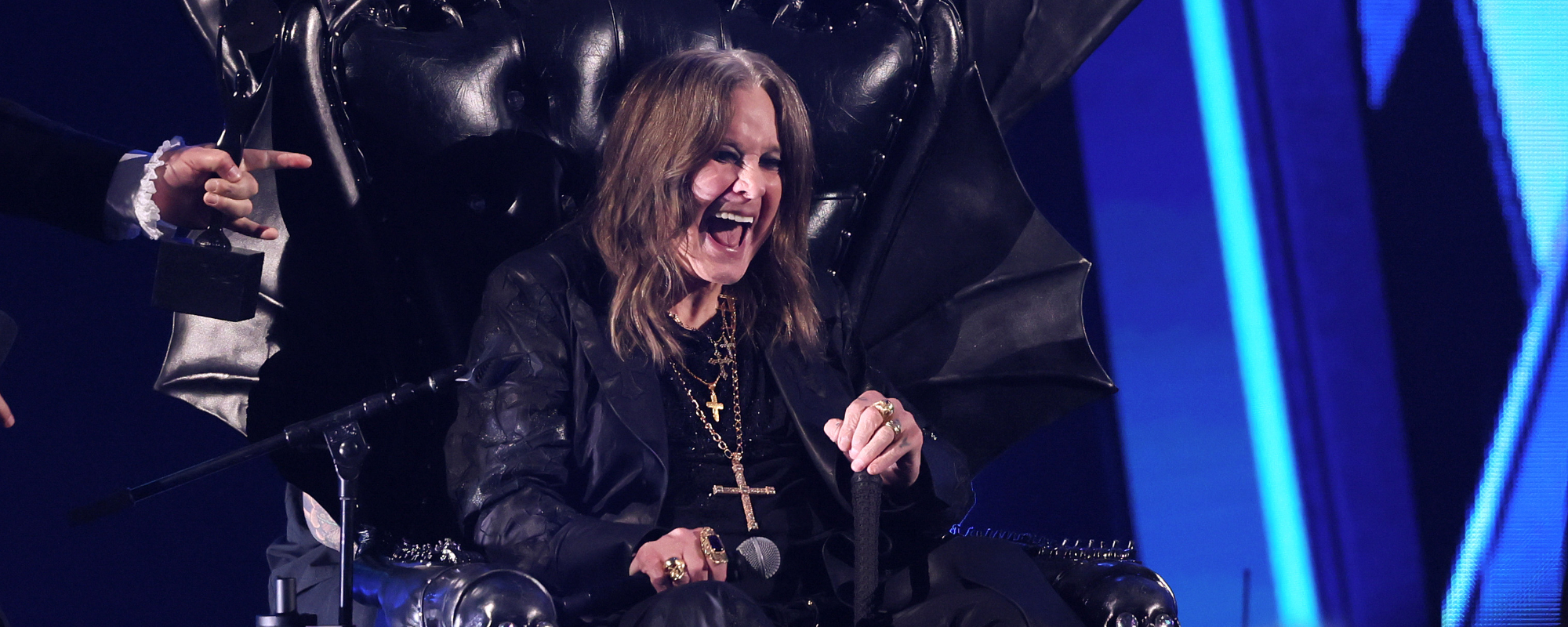 Ozzy Osbourne Visits Black Sabbath Mural, Gifts Farewell Concert Tickets to Artist