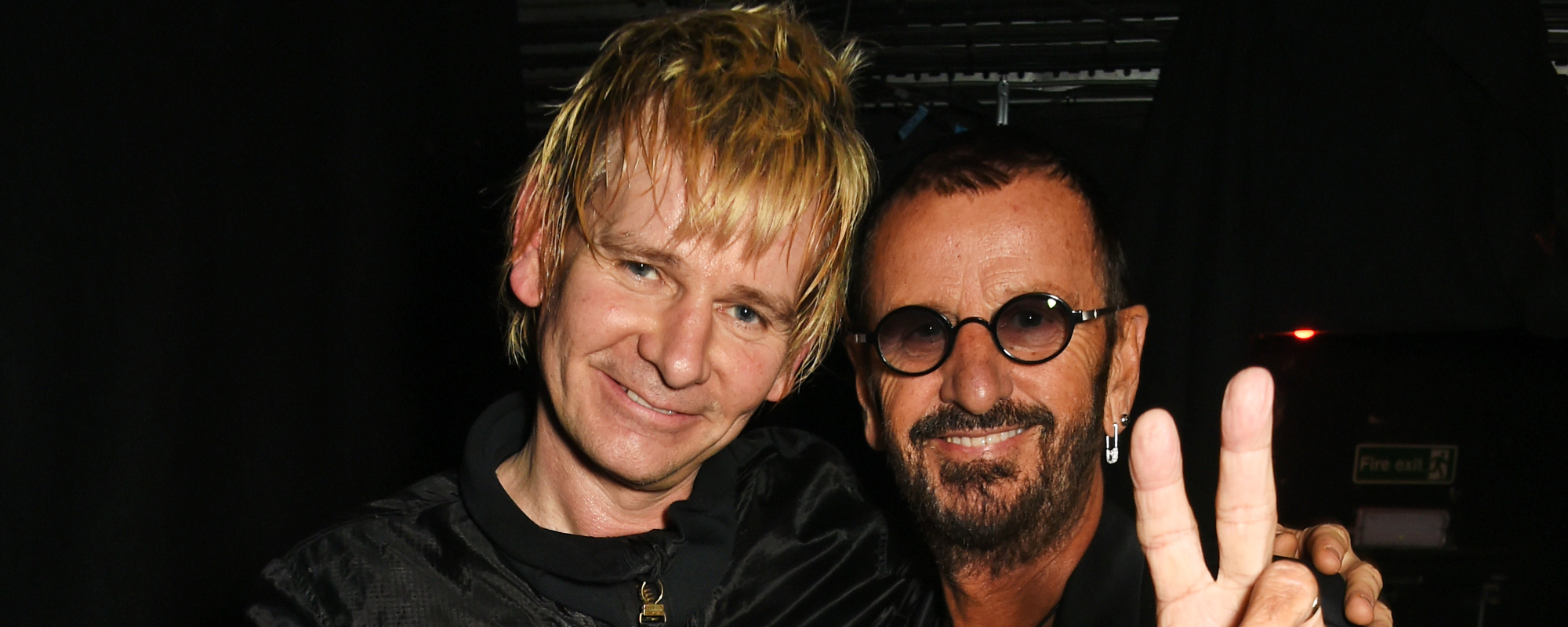 Zak Starkey and Ringo Starr