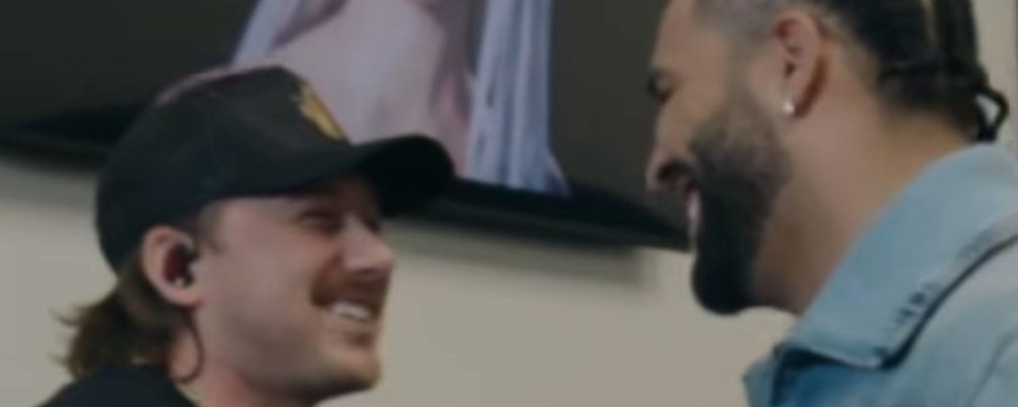 Morgan Wallen Reunites With Drake For Houston Show Walkout