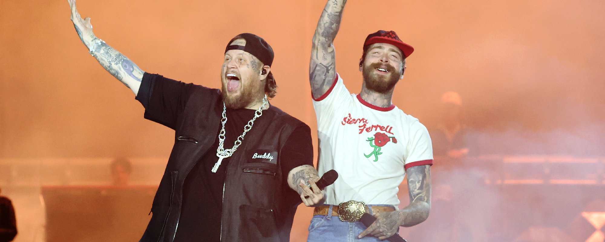 Jelly Roll & Post Malone Give Impromptu Performance of Toby Keith’s "Who's Your Daddy?"