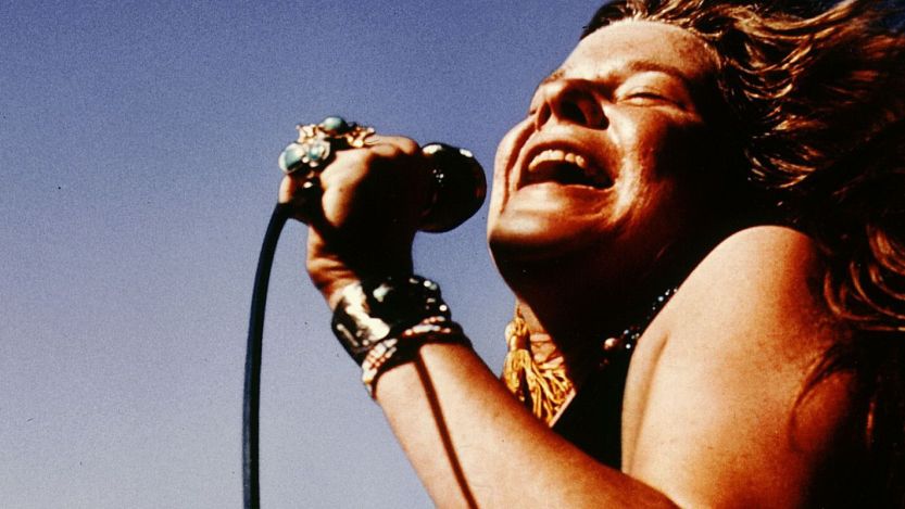 Janis Joplin, performer at the Monterey Pop Festival