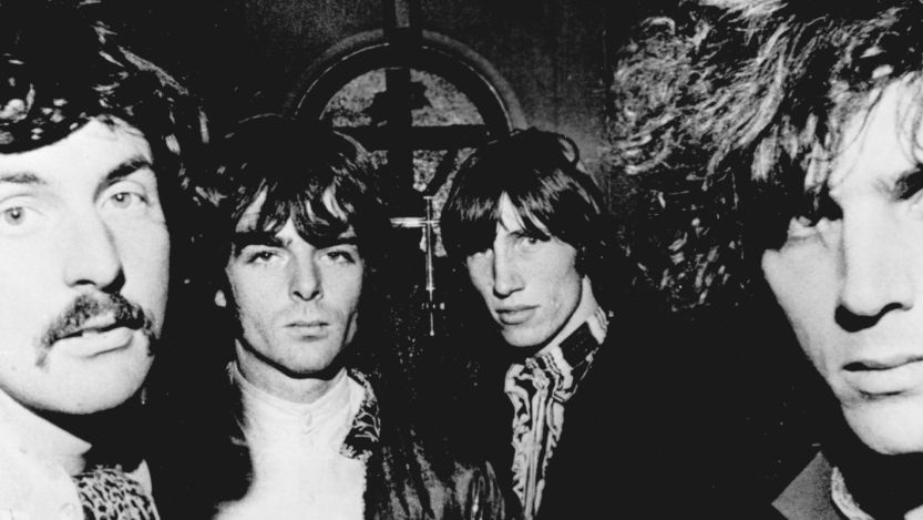 Psychedelic rock band Pink Floyd with Syd Barrett