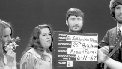 Mamas and the Papas performing on the Ed Sullivan Show