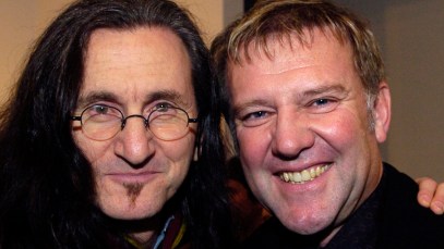 Art Gives Hope- Toronto Ontario -- 03/09/2006 Geddy Lee and Alex Lifeson from Rush.