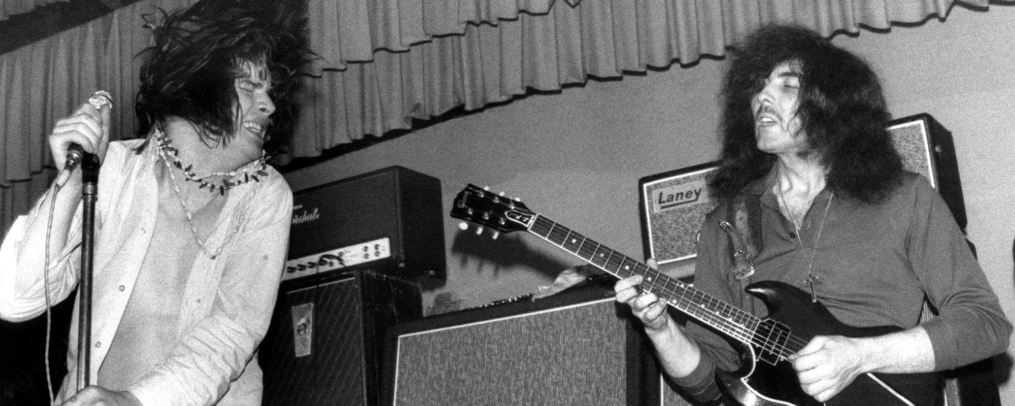 Photo of Tony IOMMI and Ozzy OSBOURNE and BLACK SABBATH