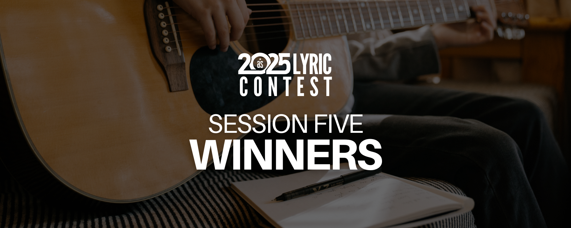 Session Five 2025 Lyric Contest Winners