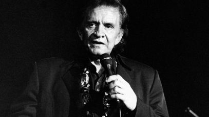 Johnny Cash performing