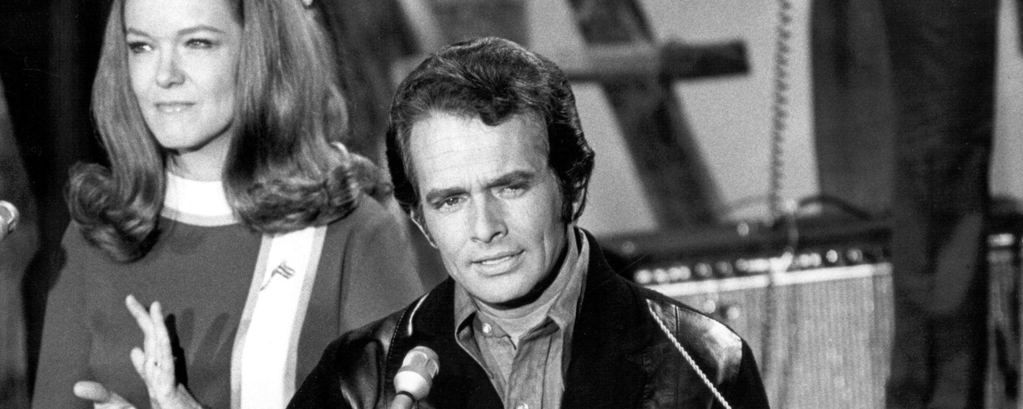 Merle Haggard performing