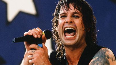 Ozzy Osbourne performing