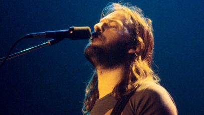 David Gilmour performing
