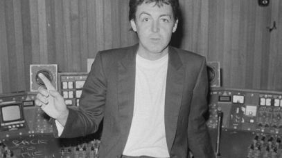 Paul McCartney in studio