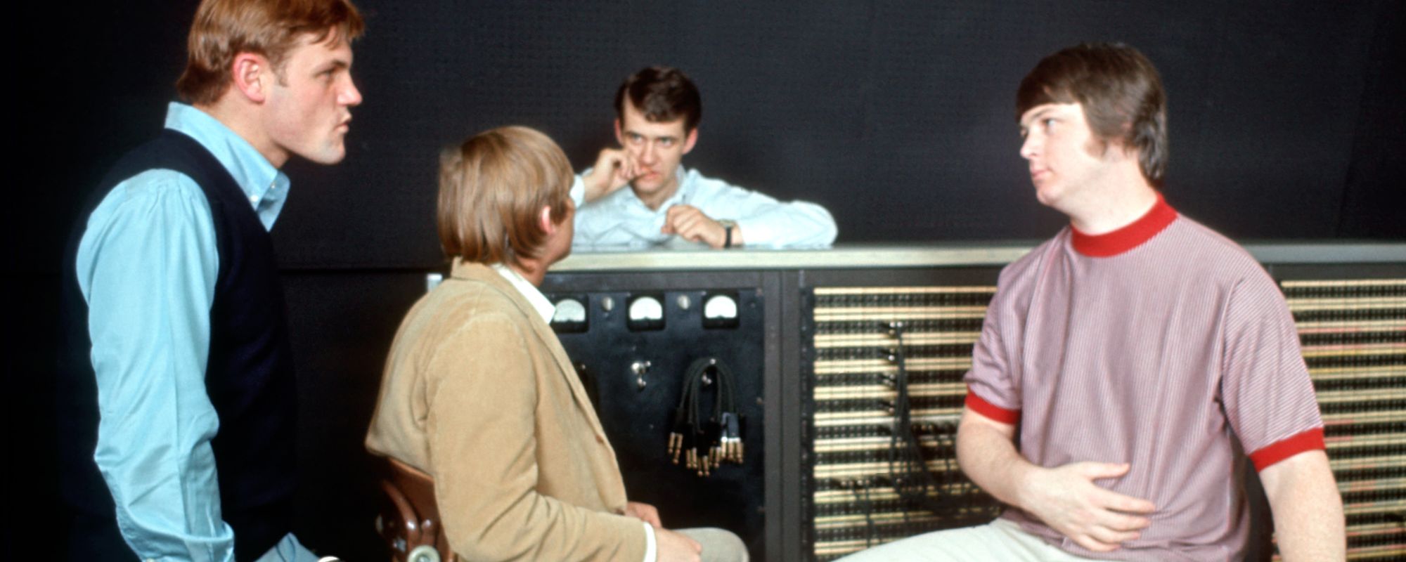 Good Vibrations singers, The Beach Boys, in the studio