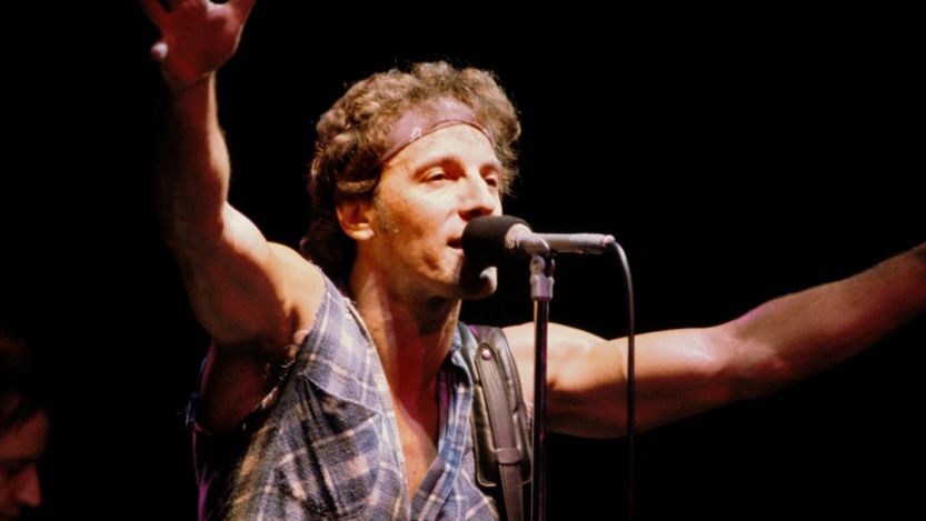 Bruce Springsteen performing