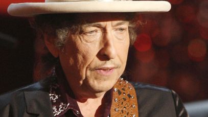 Bob Dylan performing
