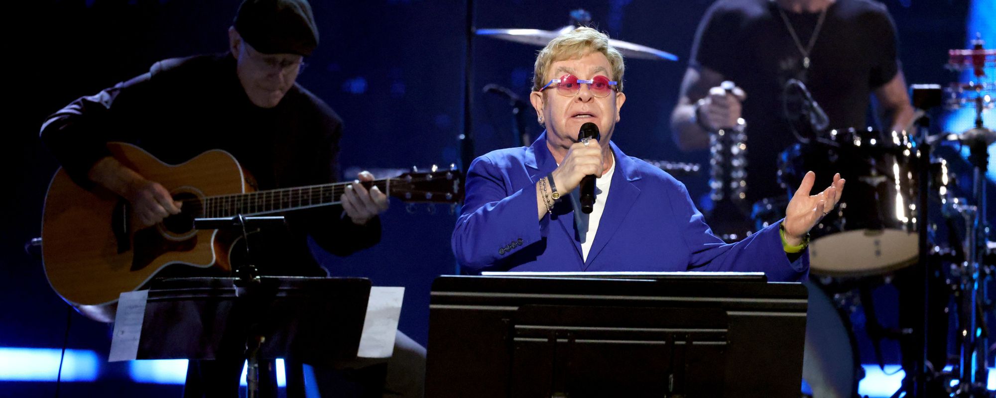Elton John Remembers “Idol” Brian Wilson at Rock Hall Induction Ceremony: “Meeting a True Genius Doesn’t Happen Very Often”