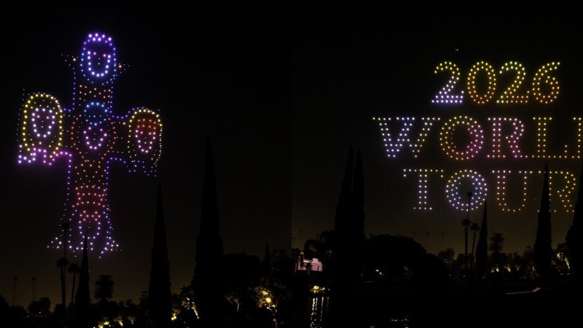 Guns N’ Roses Celebrated the Announcement of Their 2026 World Tour with a Dynamic Drone Display over L.A.: Watch a Highlights Clip