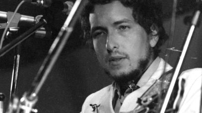 "John Wesley Harding" singer-songwriter Bob Dylan performing