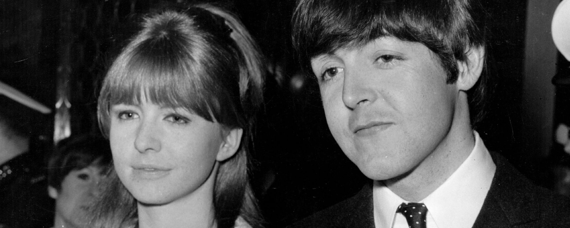 Paul McCartney with girlfriend Jane Asher