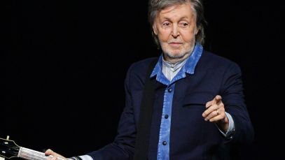 Paul McCartney performing