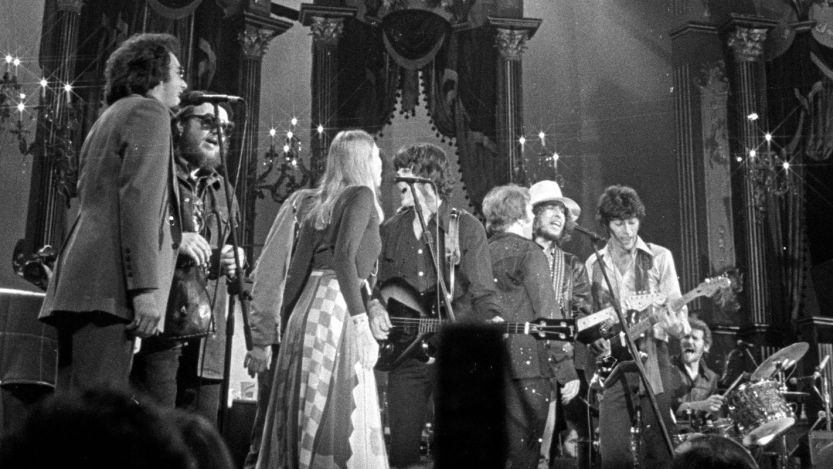 Still from The Band's 'The Last Waltz' in 1976