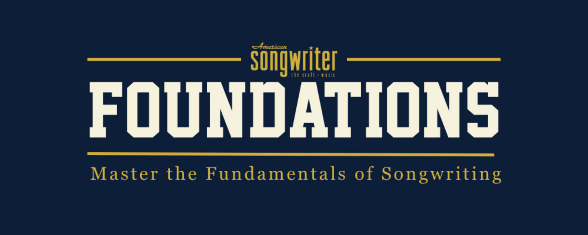 American Songwriter Launches Foundations Songwriting Course