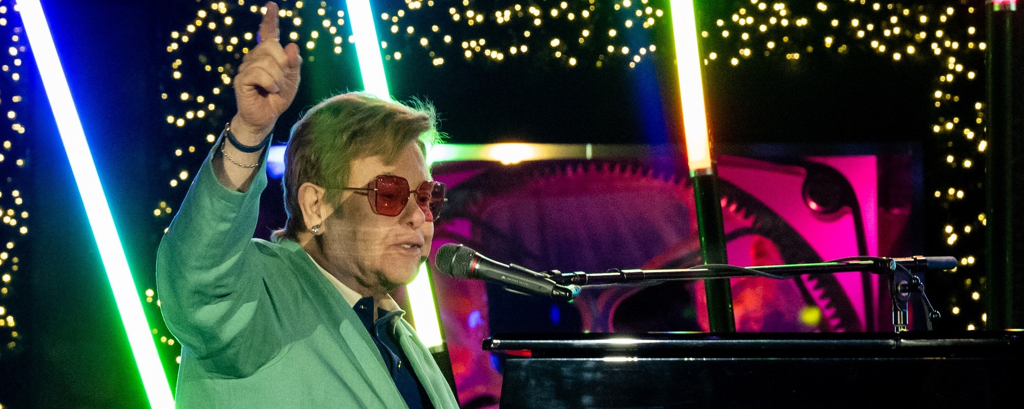 Elton John Celebrates New US and UK Sales Milestones for His Classic Holiday Song “Step Into Christmas”