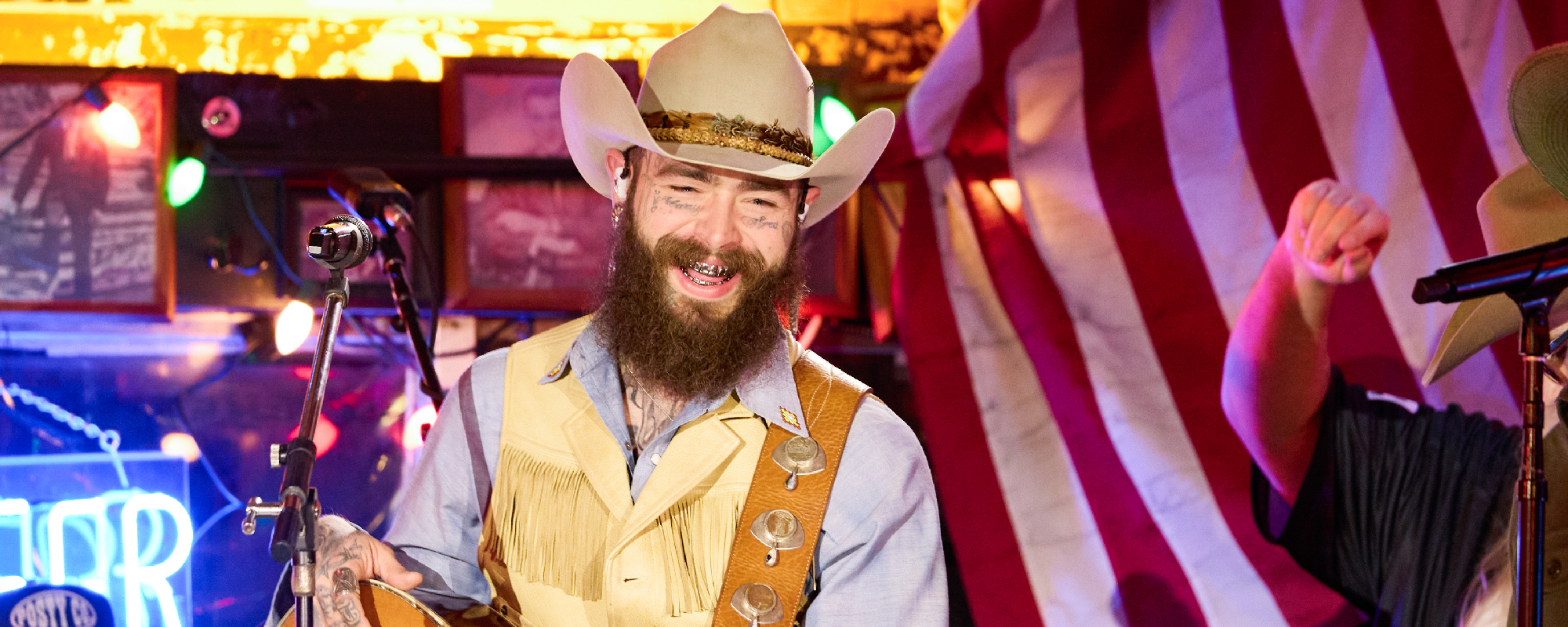 Watch Post Malone Cover Vince Gill’s "What the Cowgirls Do" During 'New Year's Rockin' Eve'