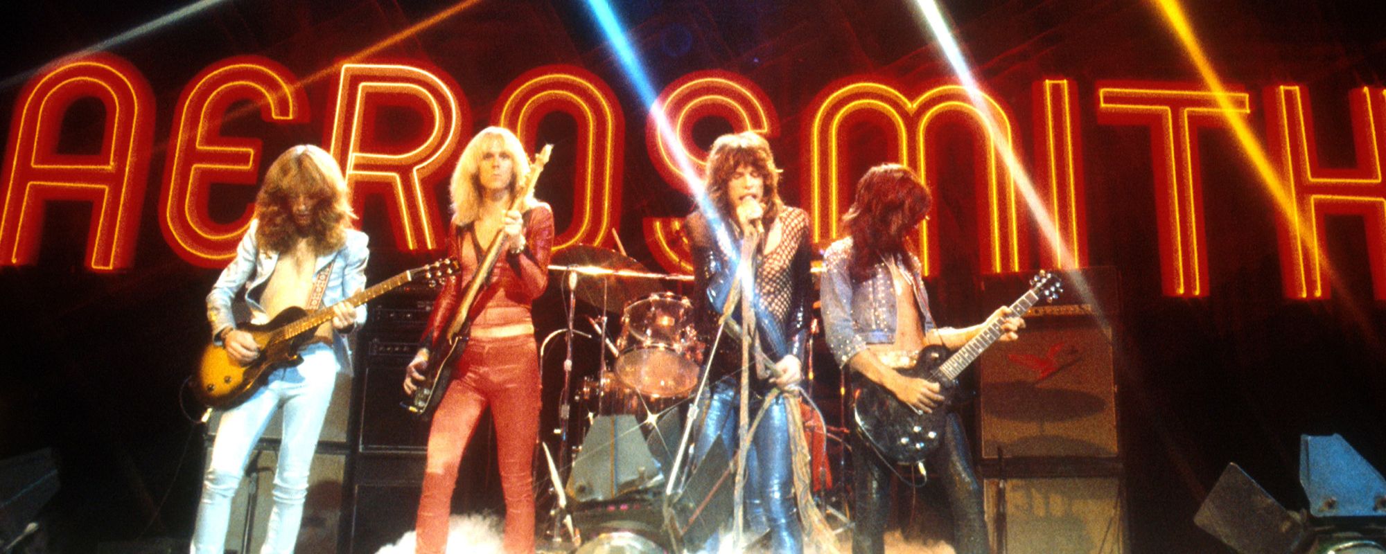 Aerosmith performing in the early 1970s
