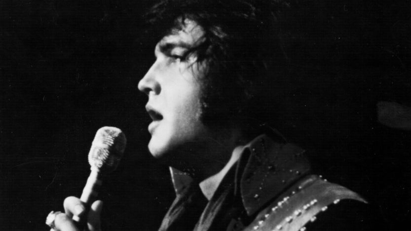 Elvis Presley performing in 1976